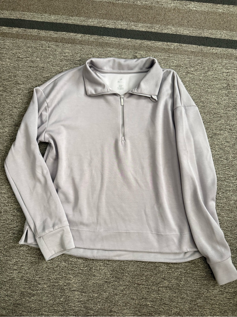 Apana Light Lavender Quarter-Zip Men's Pullover